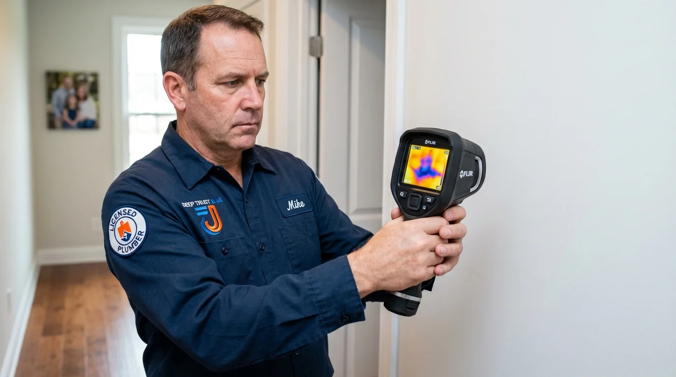 Thermal imaging leak detection by Johns Plumbing LLC in Ponce